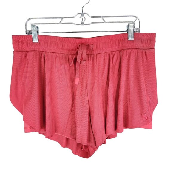 JoyLab Pants - Womens JoyLab Coral Pink Running Shorts 2" Inseam Nylon Spandex Blend Size XL